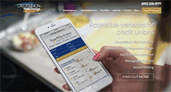 Desktop Screenshot of creditunionwebdesign.com