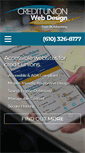 Mobile Screenshot of creditunionwebdesign.com